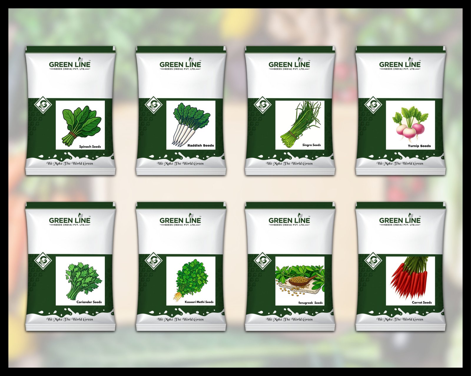 Vegetable Seeds Kit Winter (8 Items)